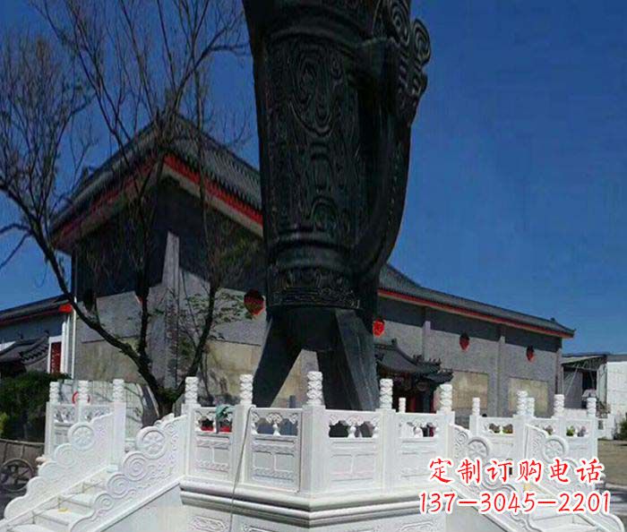 甘肃汉白玉升旗台石雕:高贵而典雅