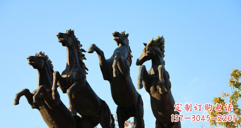甘肃典雅精美的铜动物雕塑