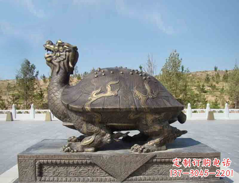 甘肃我们中领雕塑特制的精美广场青铜龙雕塑