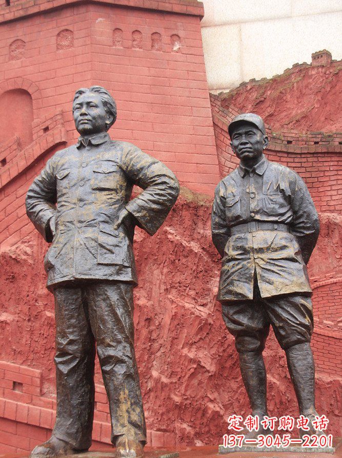 甘肃广场毛主席纪念铜雕