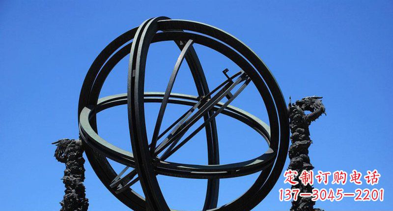 甘肃华丽外观,古老意蕴——青铜浑天仪雕塑