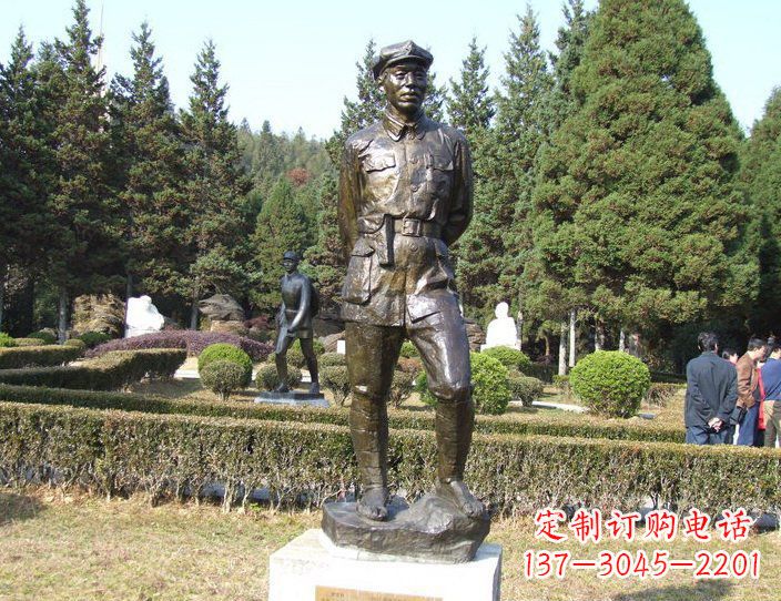 甘肃铜雕解放军战士,荣誉的象征