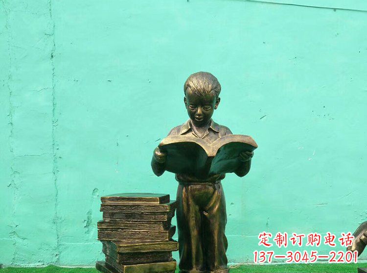 甘肃精致可爱的小孩雕塑