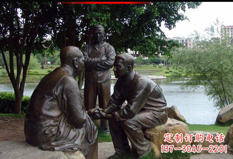 甘肃中领雕塑：精美老人雕塑