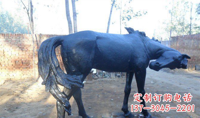 甘肃广场铜马动物铜雕
