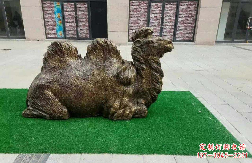 甘肃完美艺术──骆驼跪姿铜雕