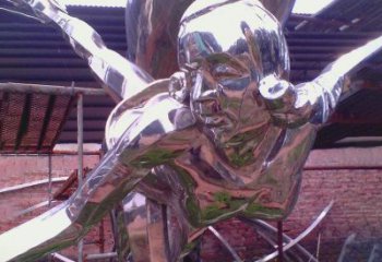 甘肃彰显经典风采的不锈钢运动员雕塑