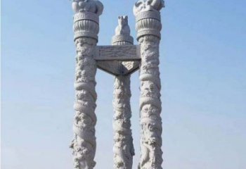 甘肃中领雕塑推出的高端盘龙柱石雕，是一种精美…