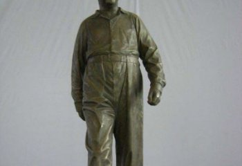 甘肃中领雕塑：经典革命人物毛主席铜雕
