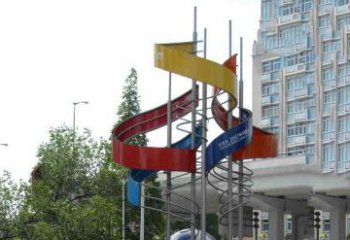 甘肃中领雕塑：不锈钢足球雕塑