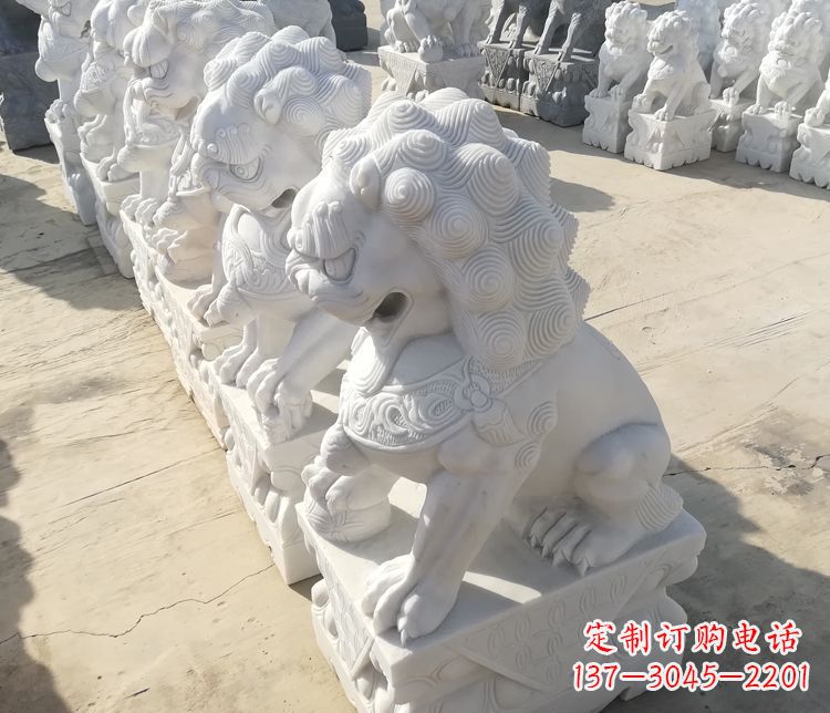 甘肃中领雕塑狮子雕塑是一种古典的装饰品,以狮…