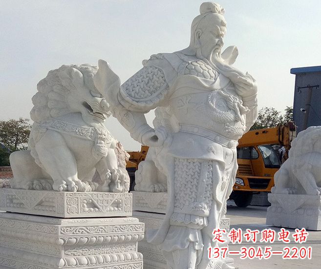甘肃精美玉雕关公魅力四射
