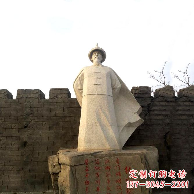 甘肃汉白玉林则徐石雕像——刻画历史传奇的传世绝唱