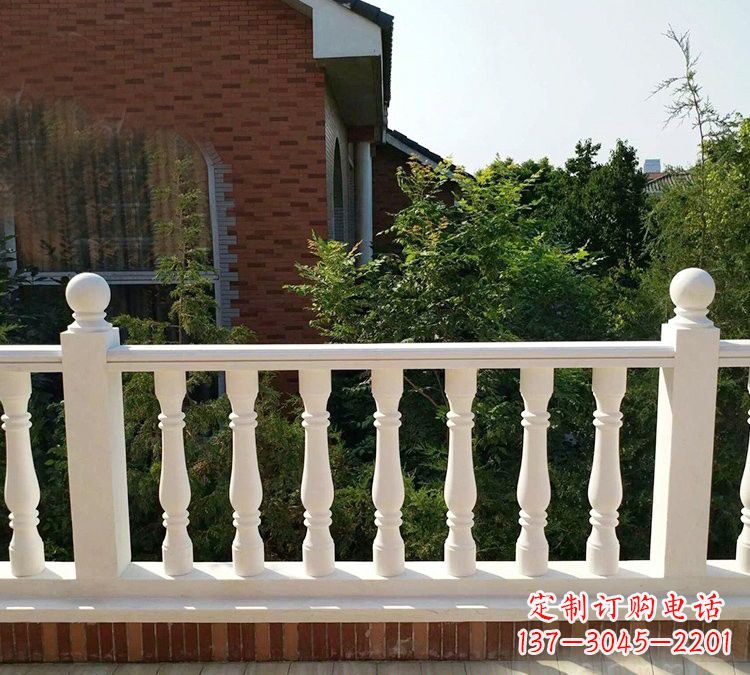 甘肃汉白玉欧式栏杆石雕