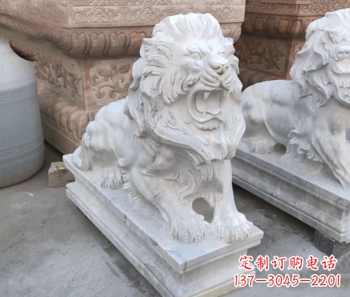 甘肃西洋狮子雕塑,装点家门口