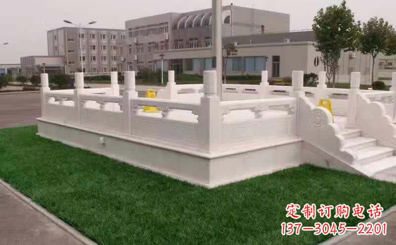 甘肃完美艺术——汉白玉升旗台雕塑