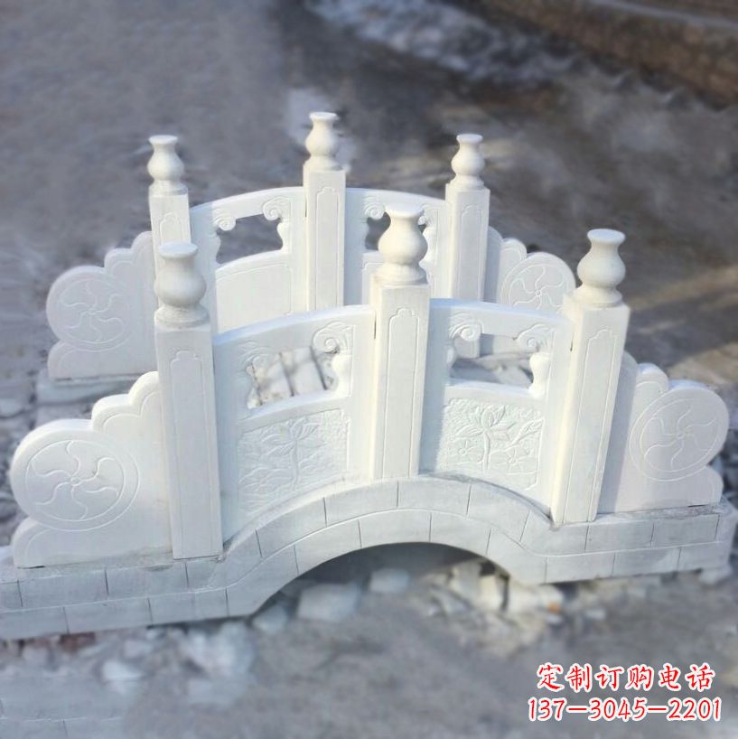 甘肃汉白玉石拱桥