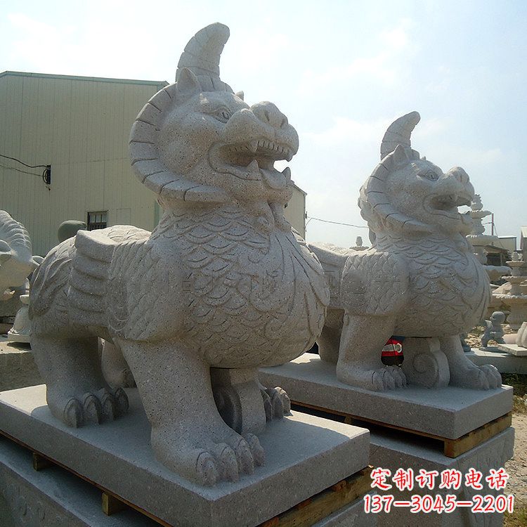 甘肃珍贵上古神兽动物雕塑