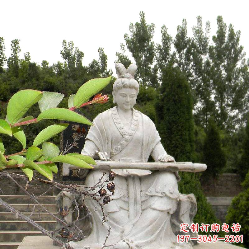 甘肃蔡文姬石雕,见证历史美女蔡文姬的魅力