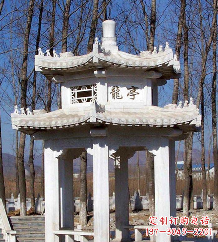 甘肃合肥双层石雕凉亭,助您畅享凉爽景致