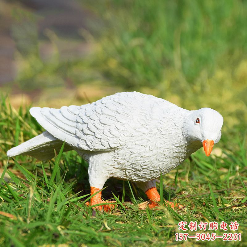 甘肃和平鸽雕塑模型