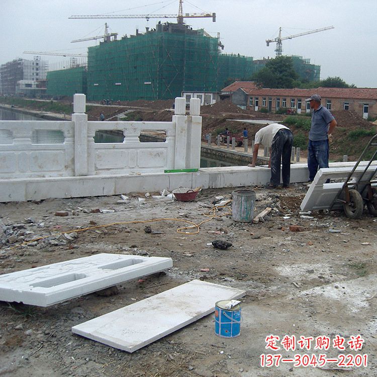 甘肃河道石栏杆雕塑-做出精美的石景艺术