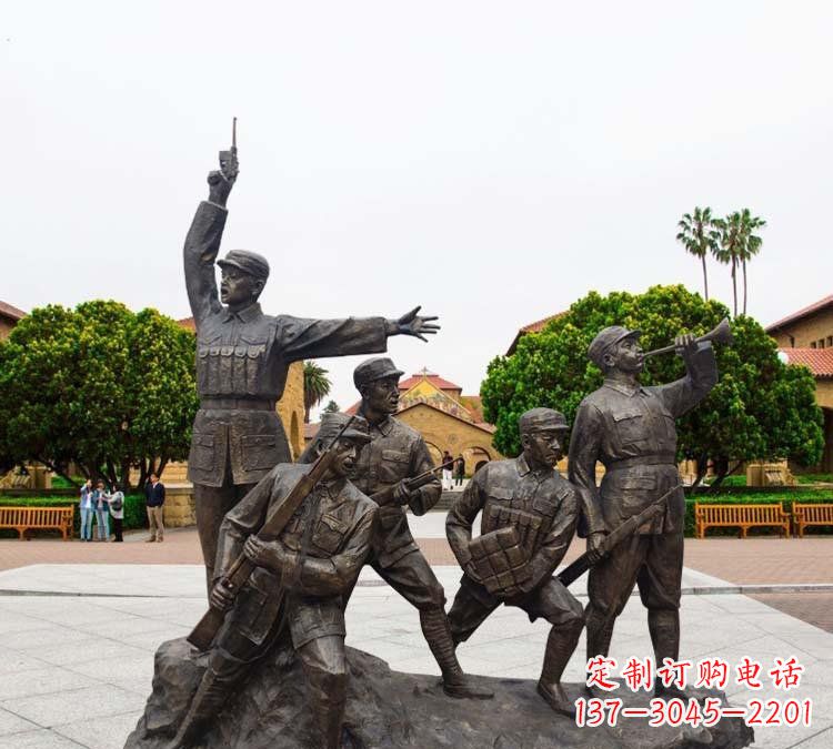 甘肃铭记红军英勇|红军纪念雕塑