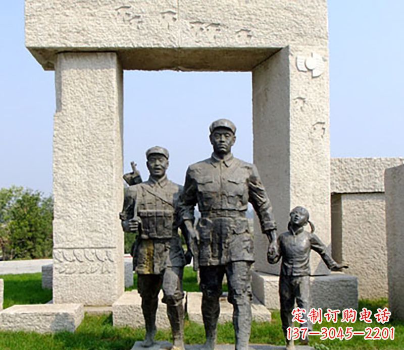甘肃红军公园雕塑,精致而独特