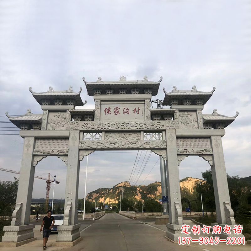 甘肃精美牌坊雕塑让您的品牌更加出彩
