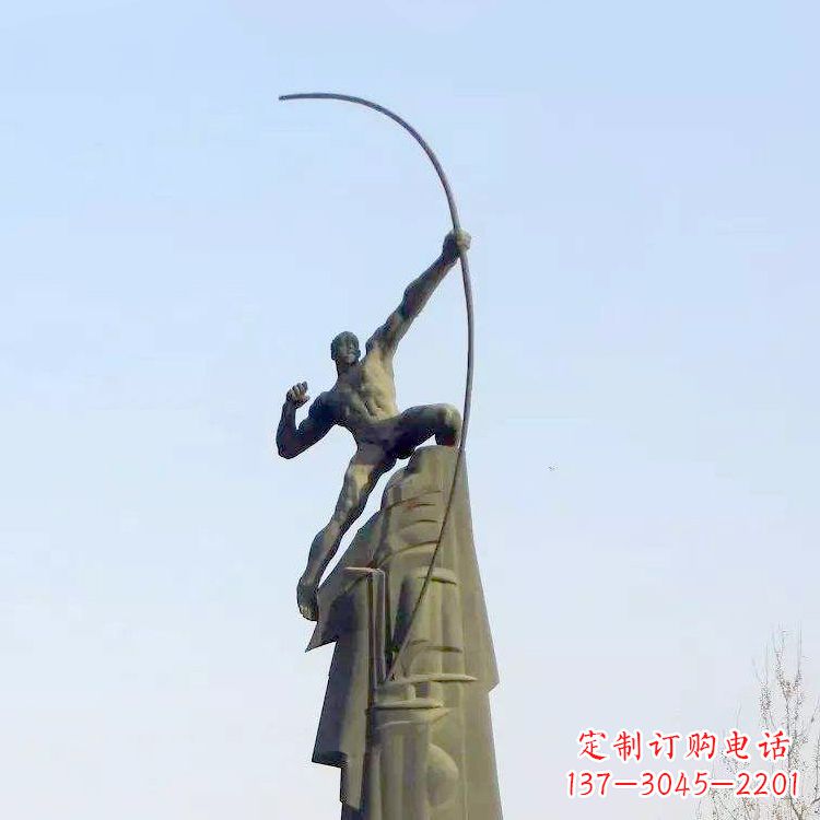 甘肃精美雕塑，品质保证——后羿雕塑