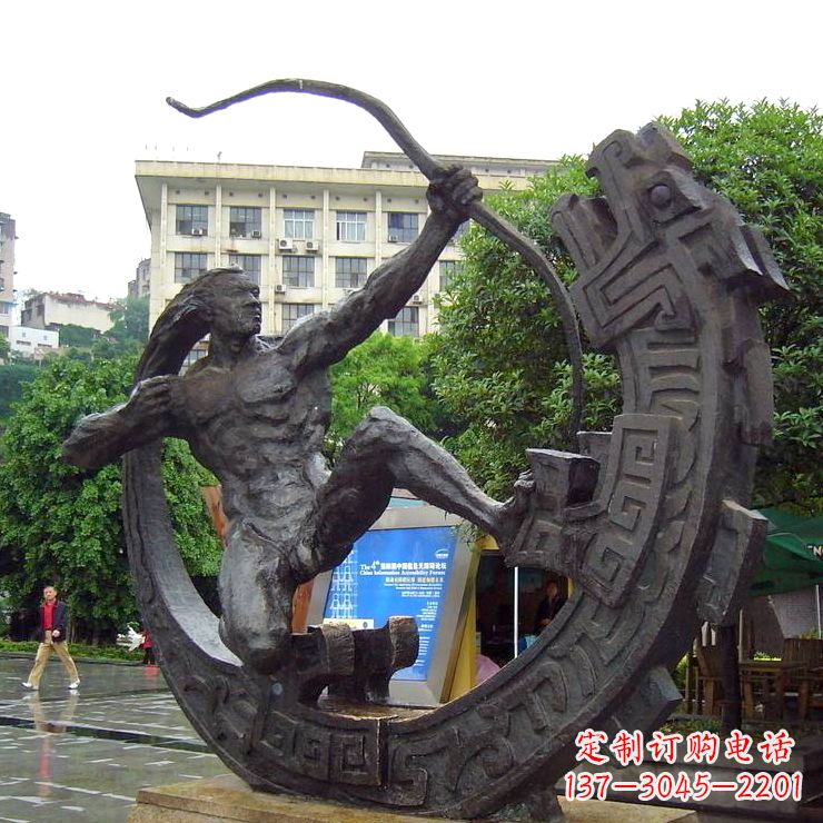 甘肃传承古老神话，领略城市历史文化：后羿射日…