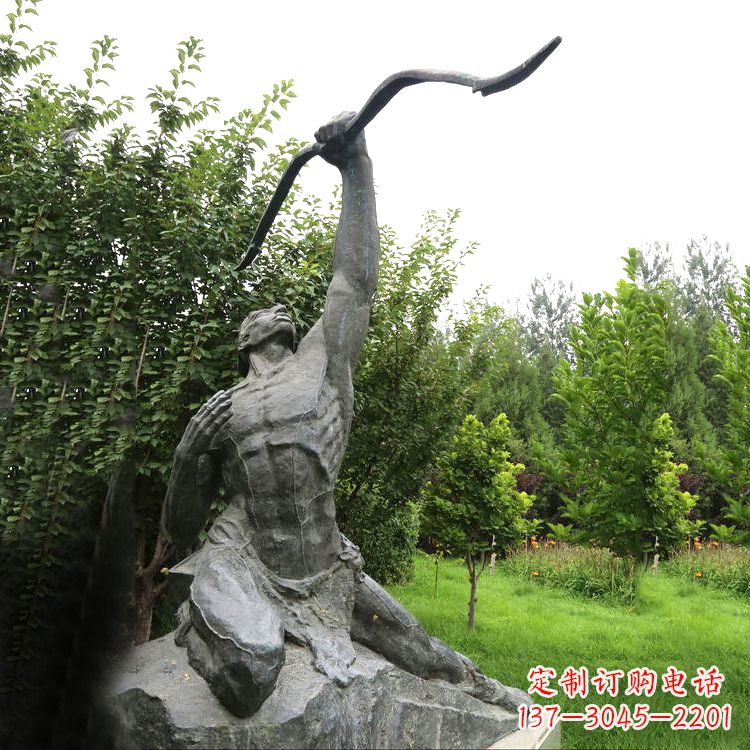 甘肃后羿射日青石雕塑，精美绝伦！