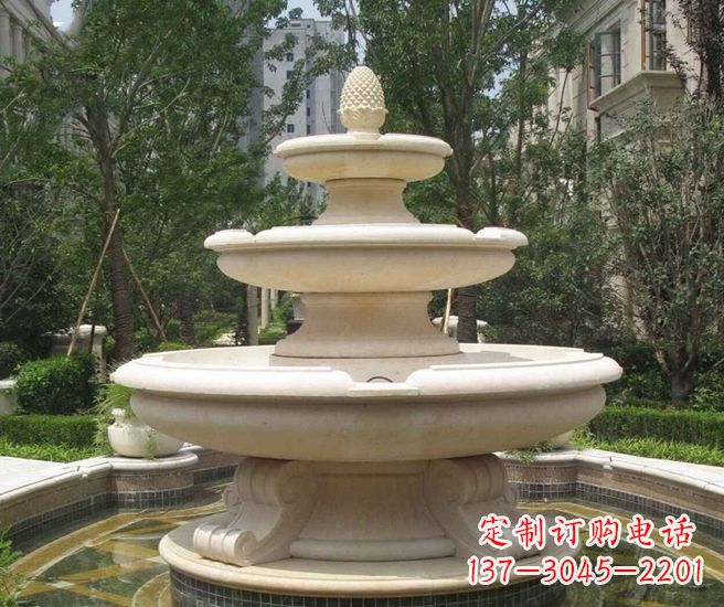 甘肃丰富精美的喷泉石雕