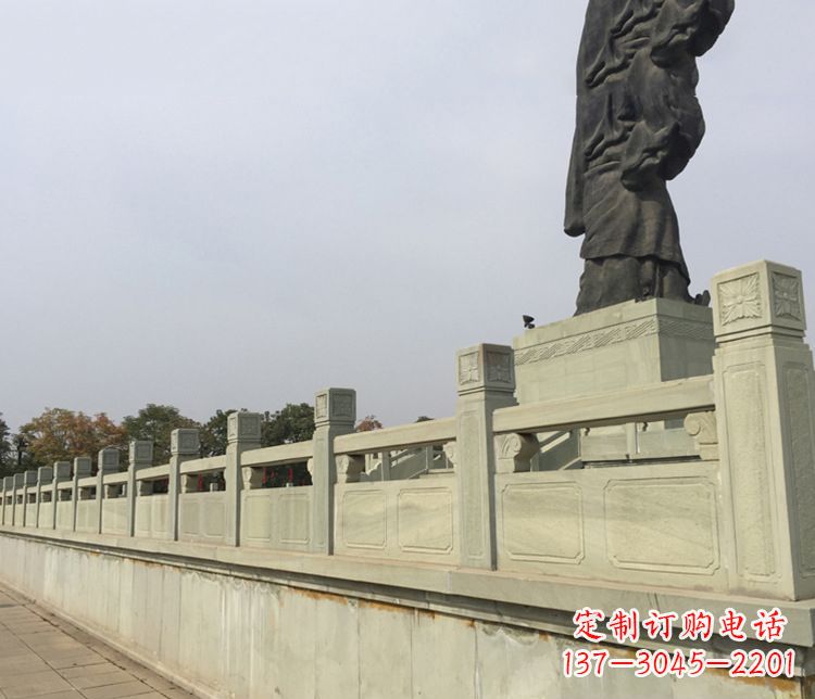 甘肃护城河大理石栏板石雕 (3)