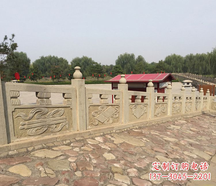甘肃护城河大理石栏板雕塑