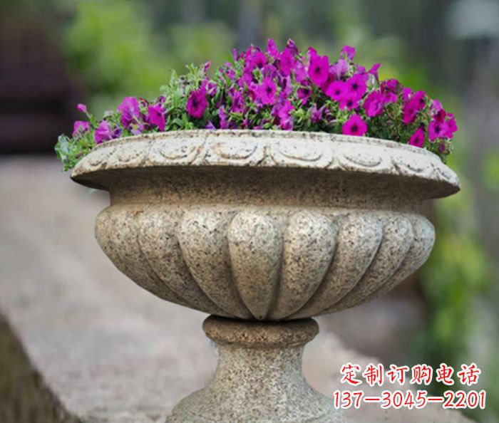 甘肃专业的花岗岩花盆石雕