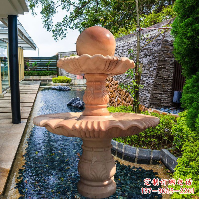 甘肃花岗岩石风水球雕塑