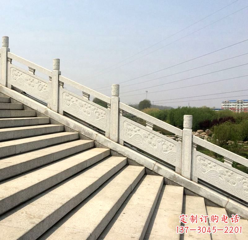 甘肃欣赏自然之美,定制花岗岩石栏杆雕塑