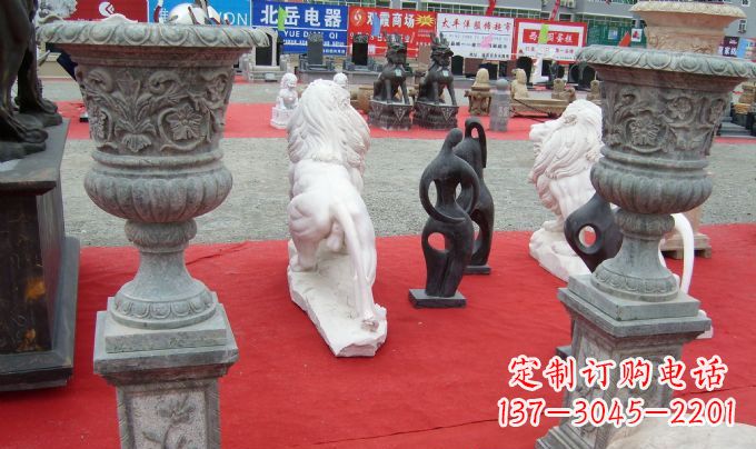 甘肃中领雕塑|花盆雕塑带来极致视觉体验