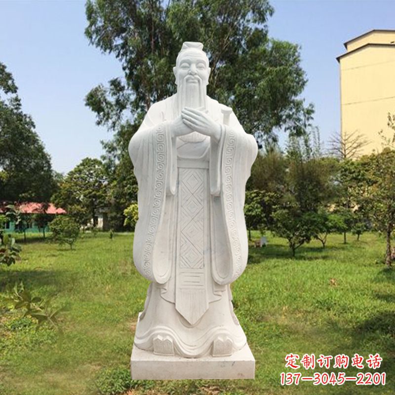 甘肃精雕细作,欣赏华师孔子雕塑