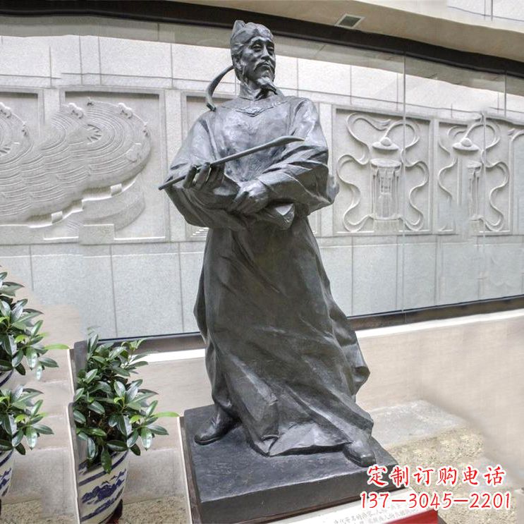 甘肃铸就历史——吴道子雕塑