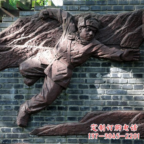 甘肃紫铜浮雕,精彩绝伦,继光工艺打造