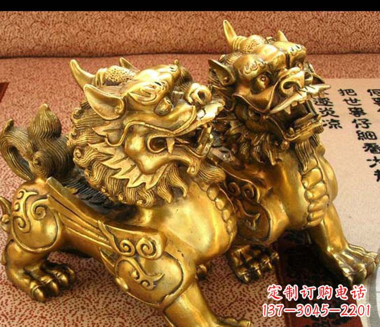 甘肃超级定制麒麟雕塑,尊享贵族尊贵