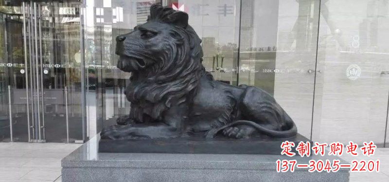 甘肃领雕塑狮子铜雕,无可比拟的艺术精粹
