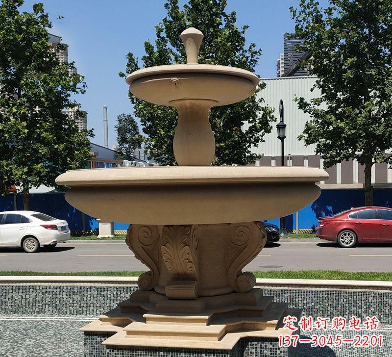 甘肃恵安石雕风水球-祈福家庭幸福