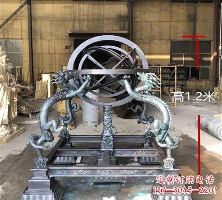 甘肃浑天仪古代仪器校园景观雕塑