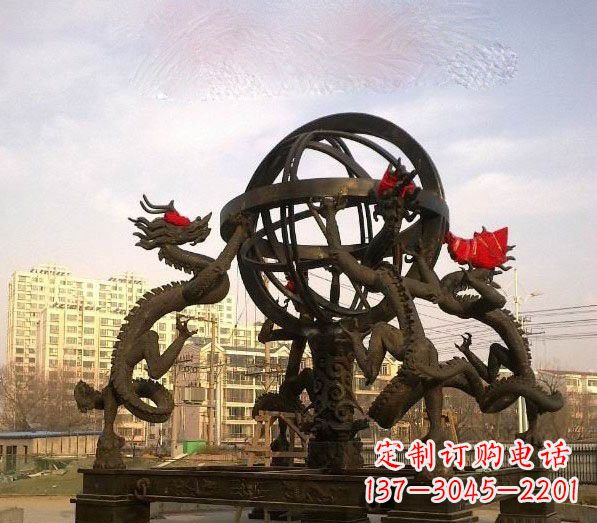 甘肃浑天仪铜雕:以精湛的手工雕刻出活生生的精美作品