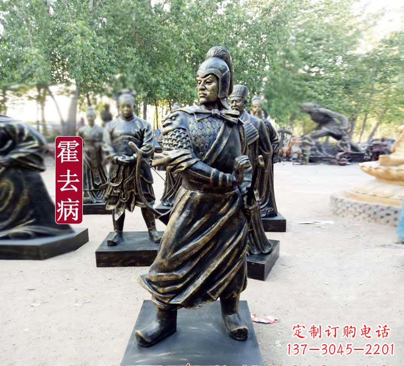甘肃纪念级霍去病铜雕,传承不凡的文化记忆