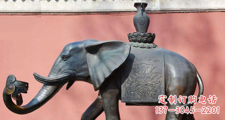 甘肃吉祥大象铜雕,匠心之作