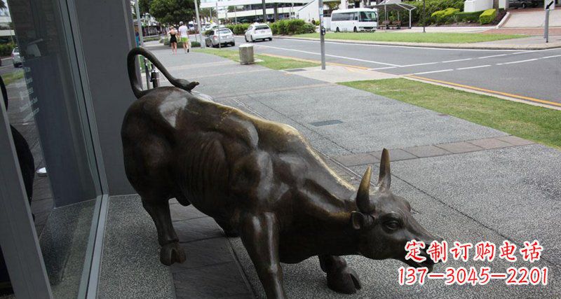 甘肃街边特色动物铜雕,精雕细琢,立体逼真